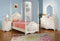 Pearl Full Bed (Poster/Padded HB/FB), Pearl White